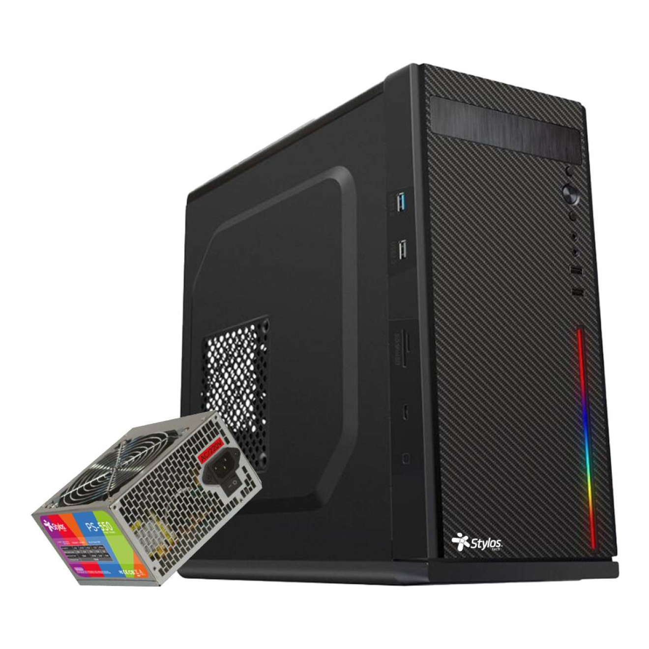 Gabinetes para computadoras Stylos STGASC1B