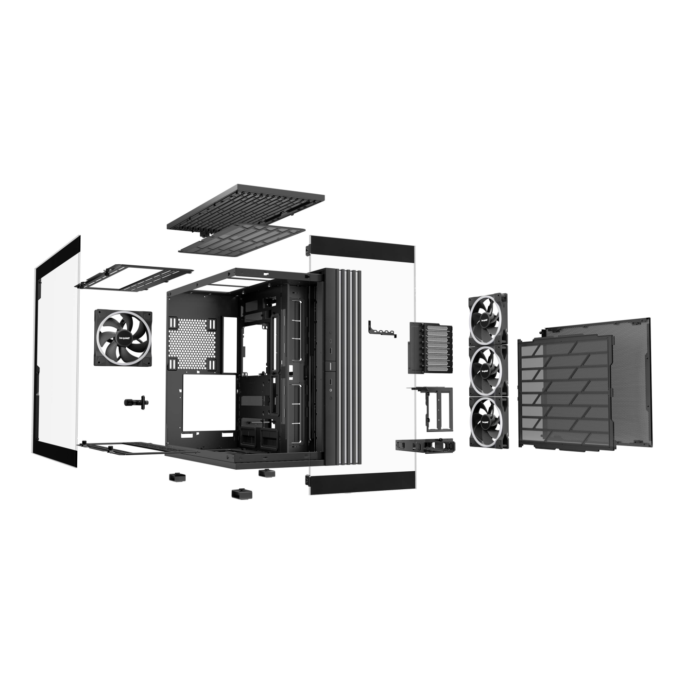 Gabinetes Gaming Be Quiet Light Base 900 FX Black