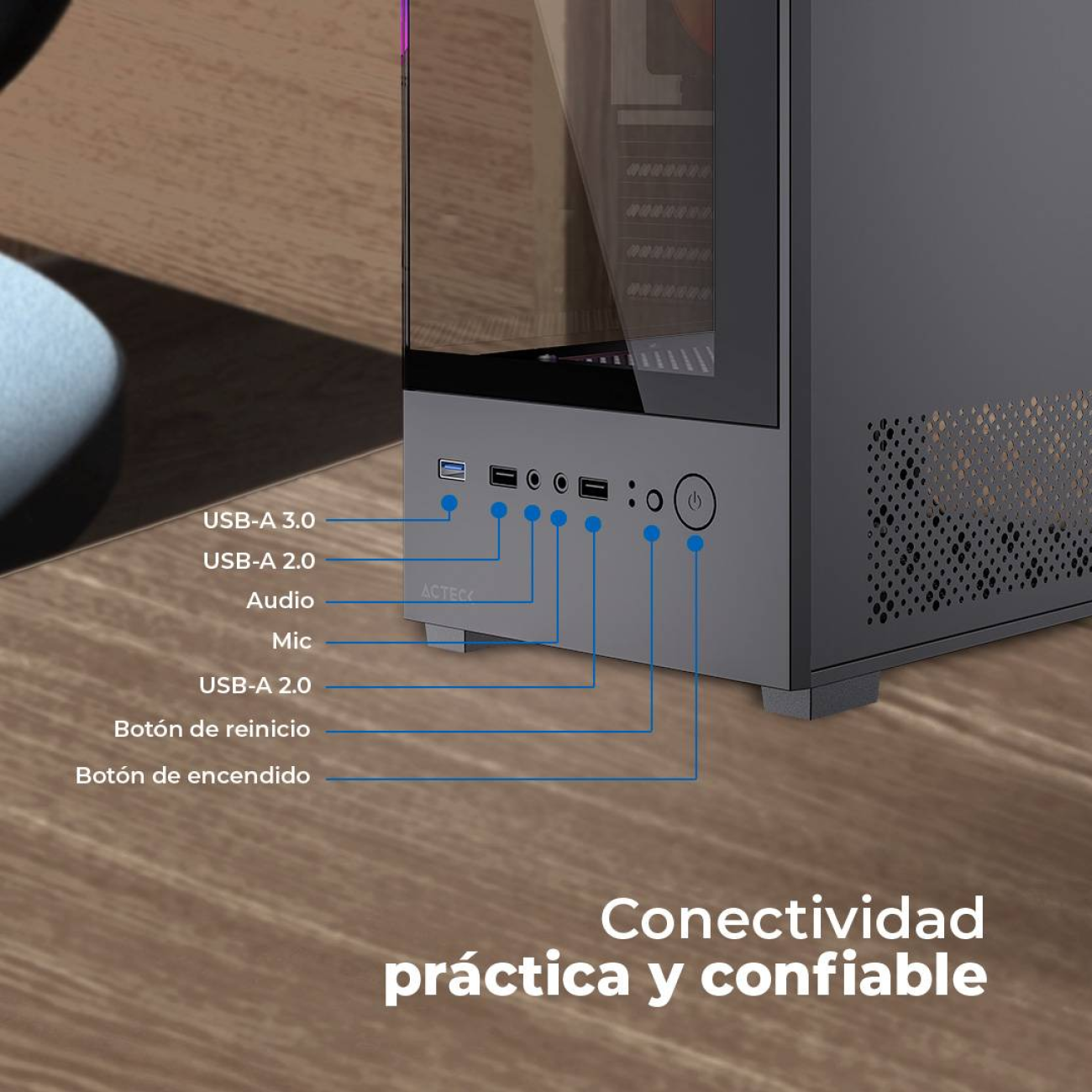 Gabinetes Gaming Balam Rush PANORAK GC600