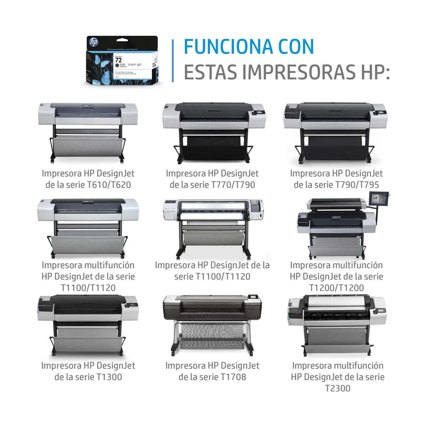 Tinta HP 72