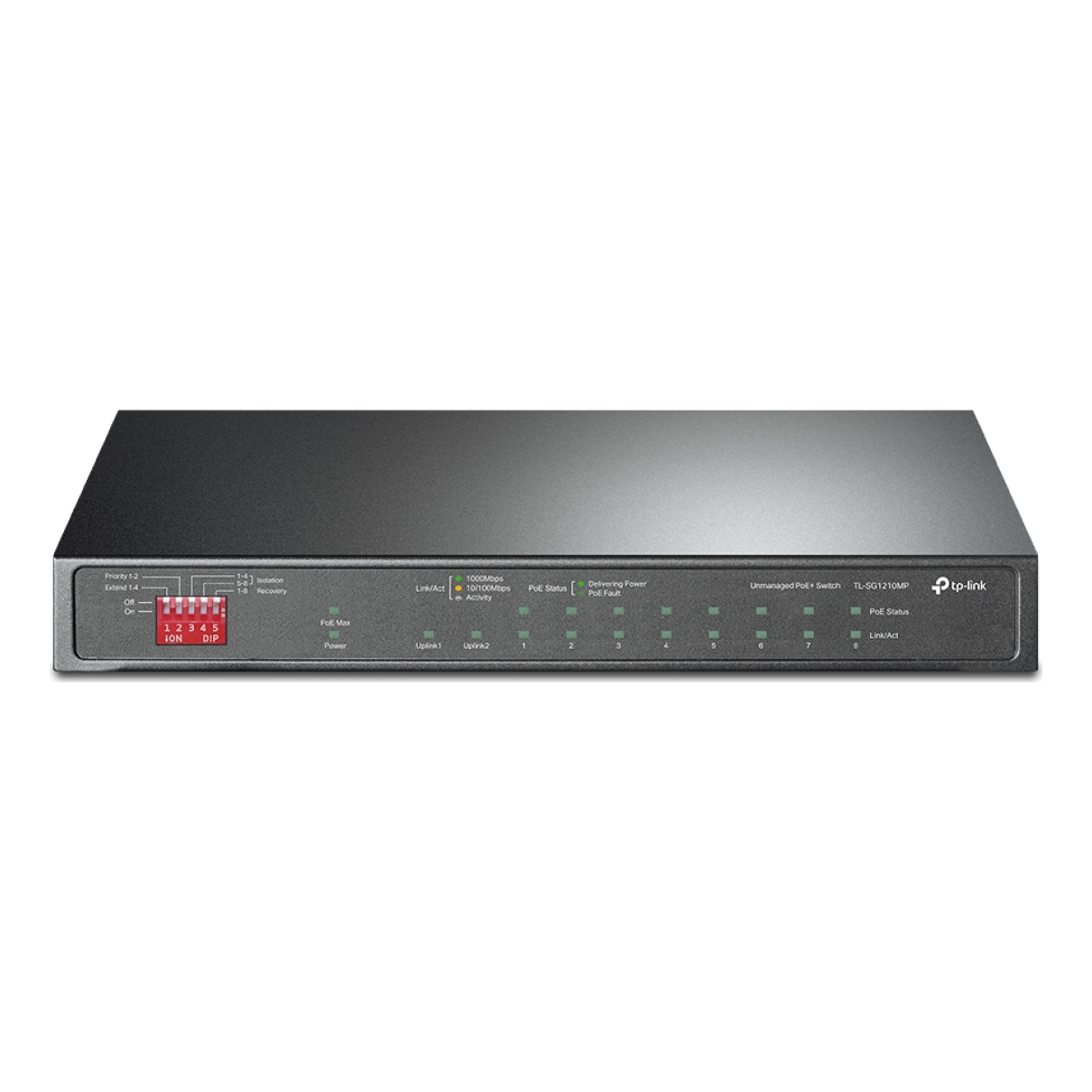Switch de Escritorio TP-LINK TL-SG1210MP