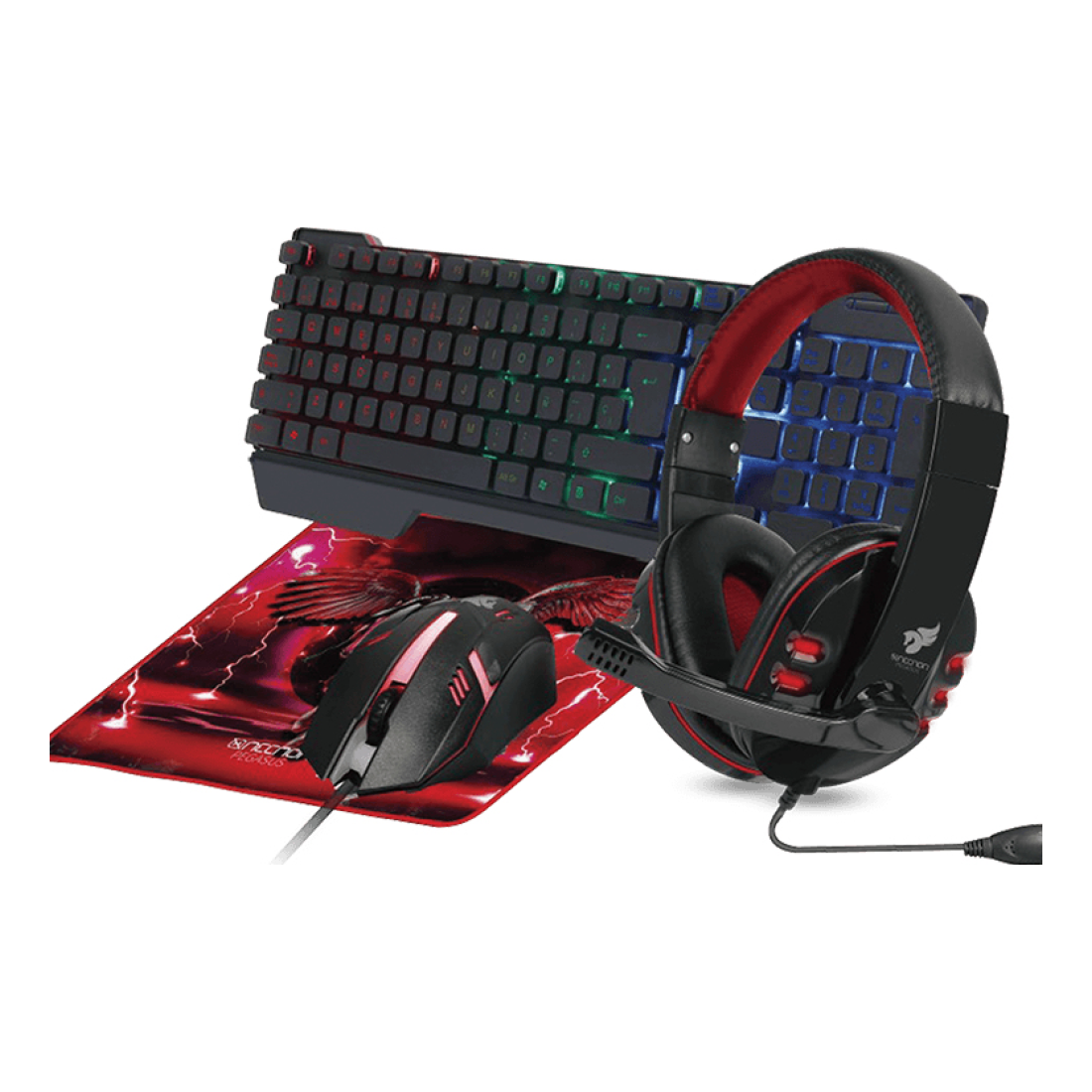 Kit Gaming 4 en 1 NECNON NGC-PEGASUS