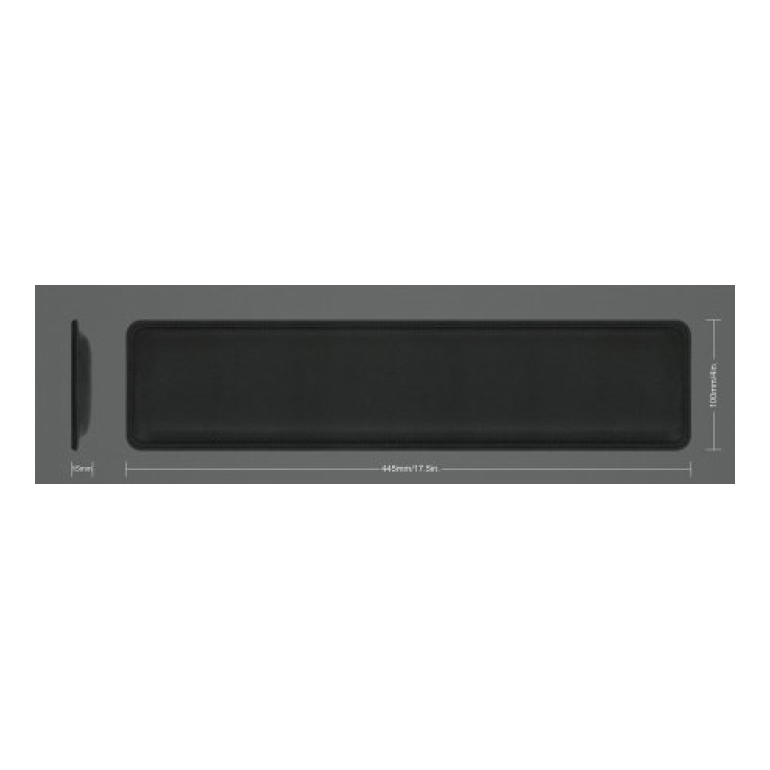 Reposamuñecas soporte ergonómico para teclado MANHATTAN 425520