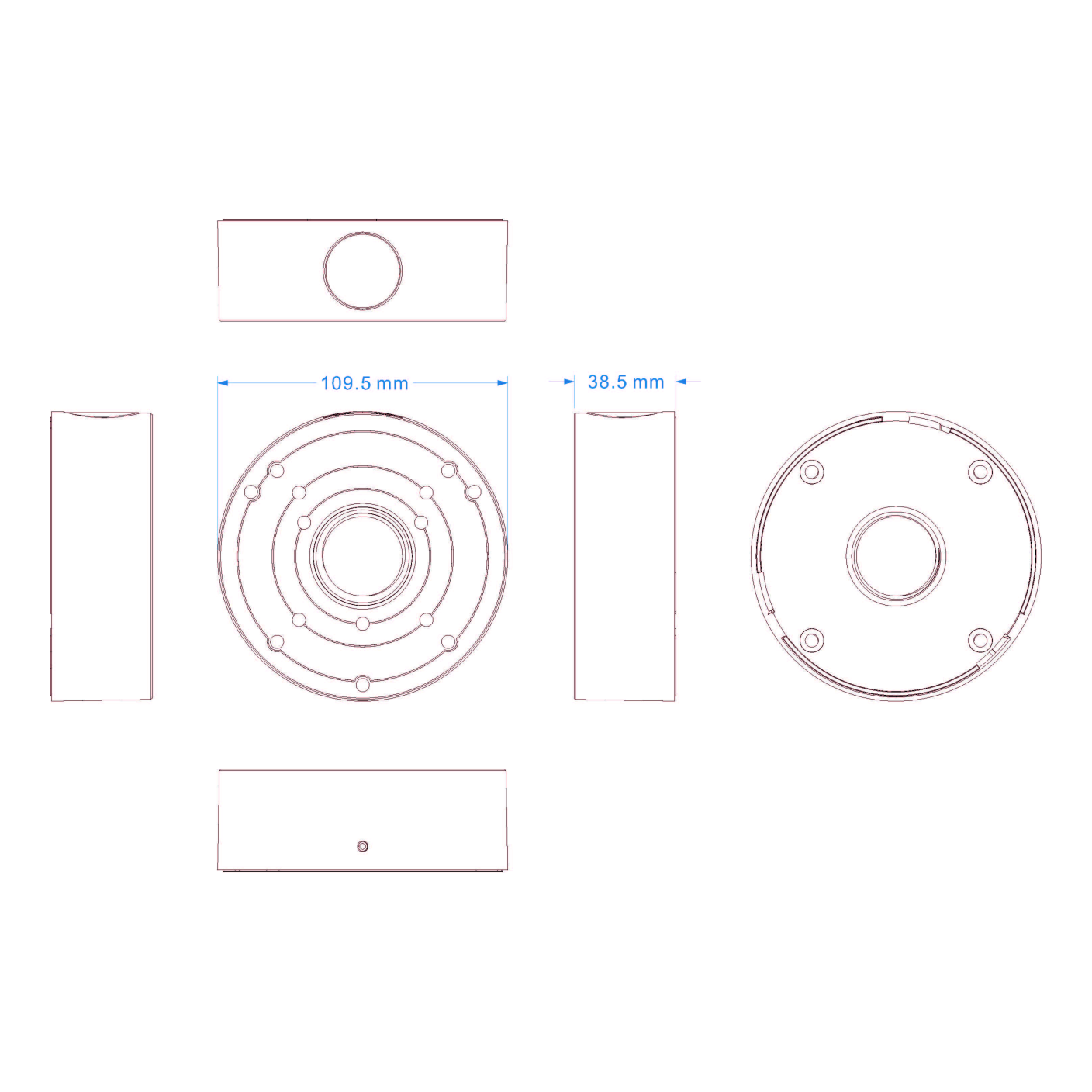 Caja de conexiones PROVISION-ISR PR-JB12IP64