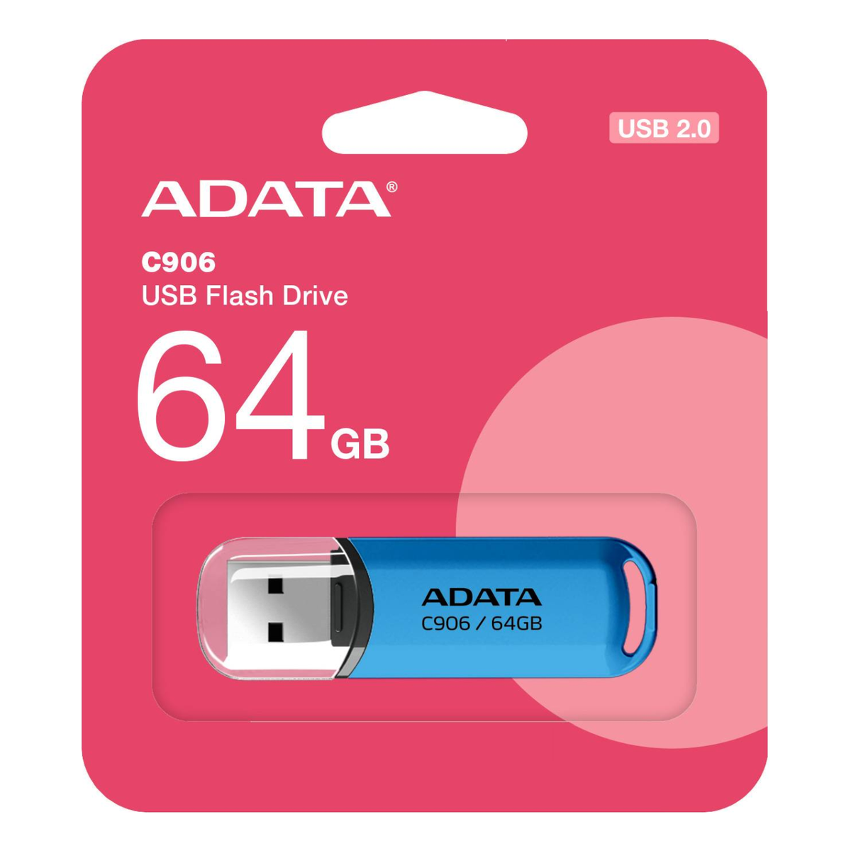 Memoria USB ADATA C906 64 GB Azul (AC906-64G-RWB)
