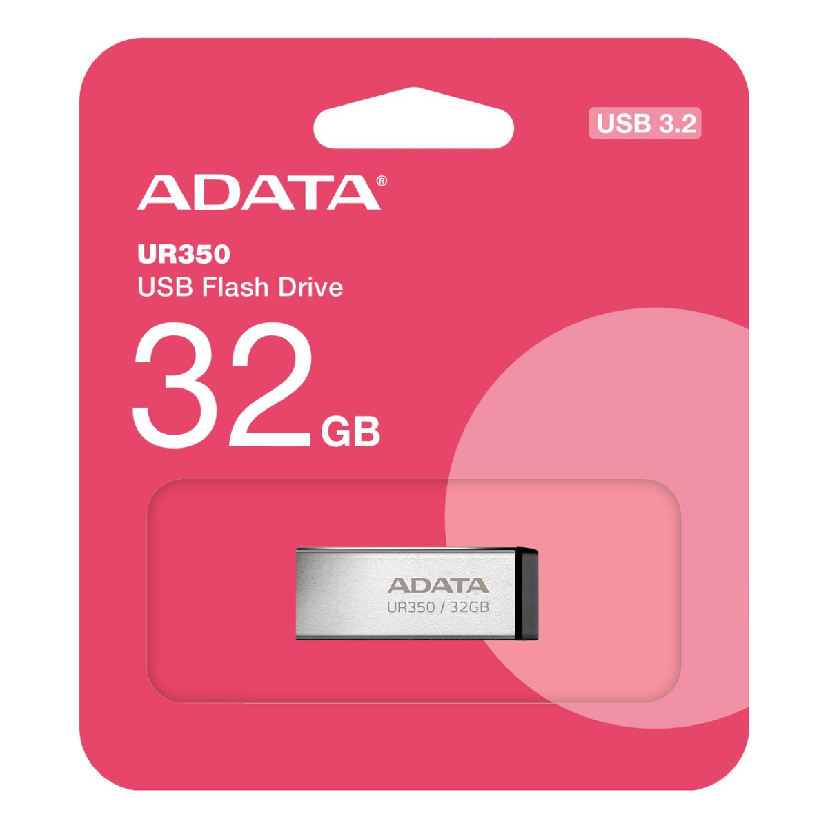 Memoria USB ADATA UR350 32 GB USB 3.2 Gen 1 (UR350-32G-RSR/BK)