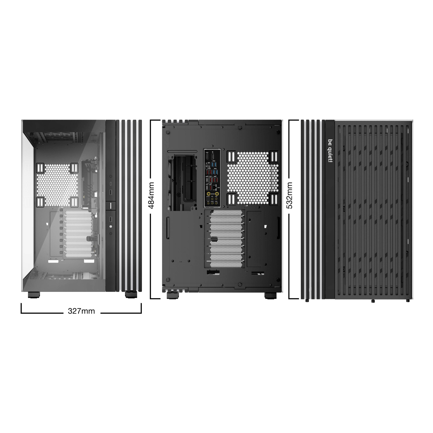 Gabinetes Gaming Be Quiet LIGHT BASE 900 BLACK