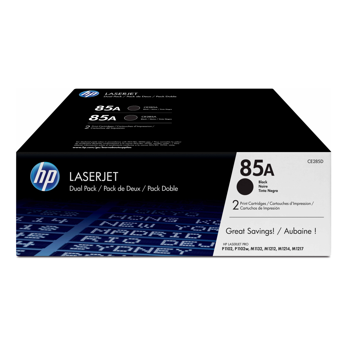 Tóner HP Original 85AD Negro – Para LaserJet Pro M1132, P1102, P1102w (CE285AD)