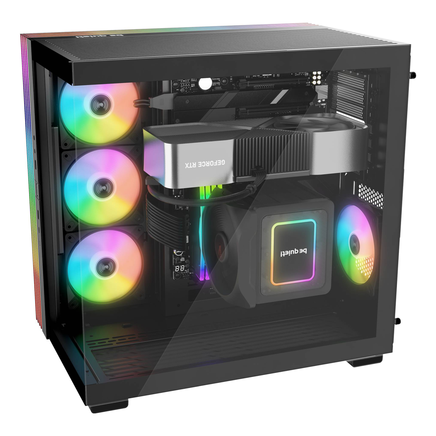Gabinetes Gaming Be Quiet Light Base 600 LX Black