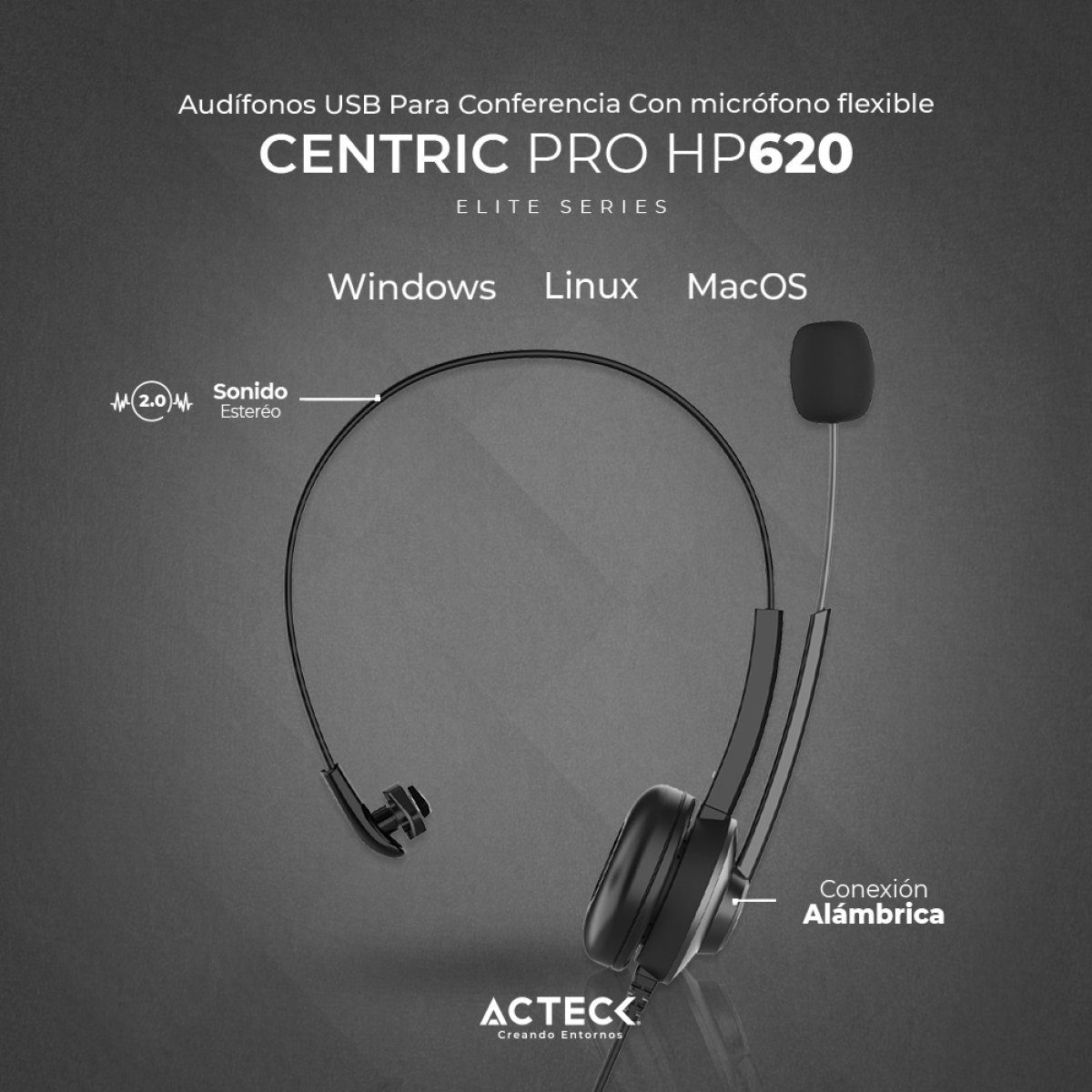 Audífonos ACTECK HP620