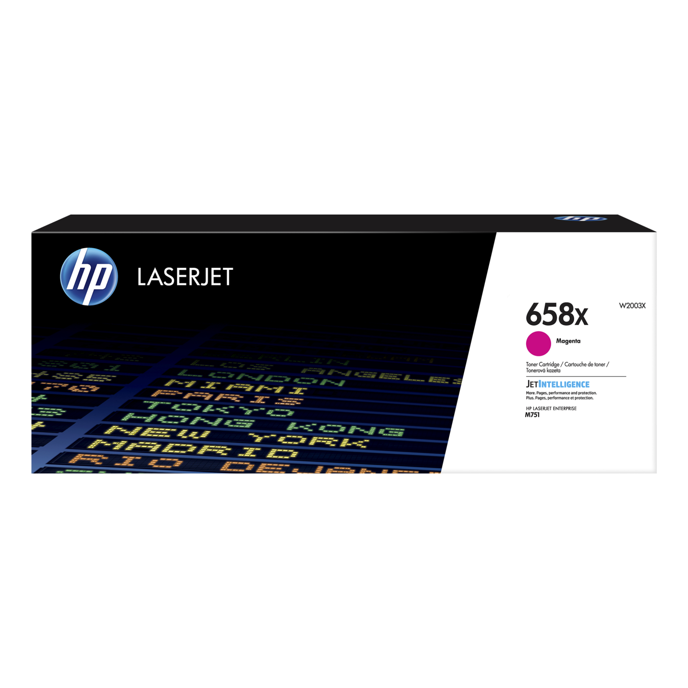 Tóner HP Original 658X Magenta – Para LaserJet M855, Color LaserJet Enterprise M652, Color LaserJet Enterprise M653 (W2003X)