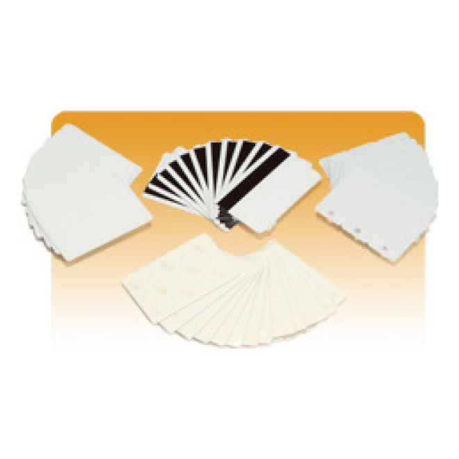 Zebra Tarjeta de PVC con Adhesivo en Reverso ZEBRA 104523-010