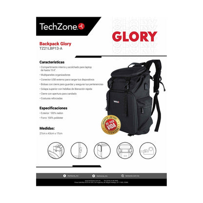 Backpack  TECHZONE TZ21LBP13-B