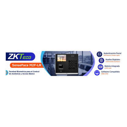 Control de Acceso ZK TECO SENSEFACEM2FLR