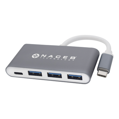 Adaptador Tipo C a USB 3.0 + PD Naceb Technology NA-0112