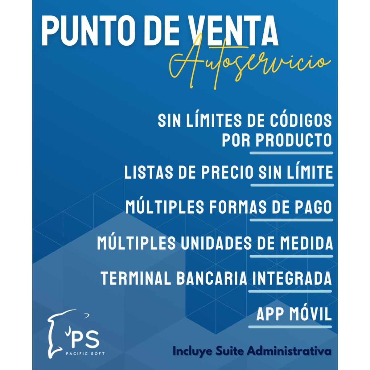 Software PACIFIC SOFT Punto de Venta para Restaurantes (KITPSF060)