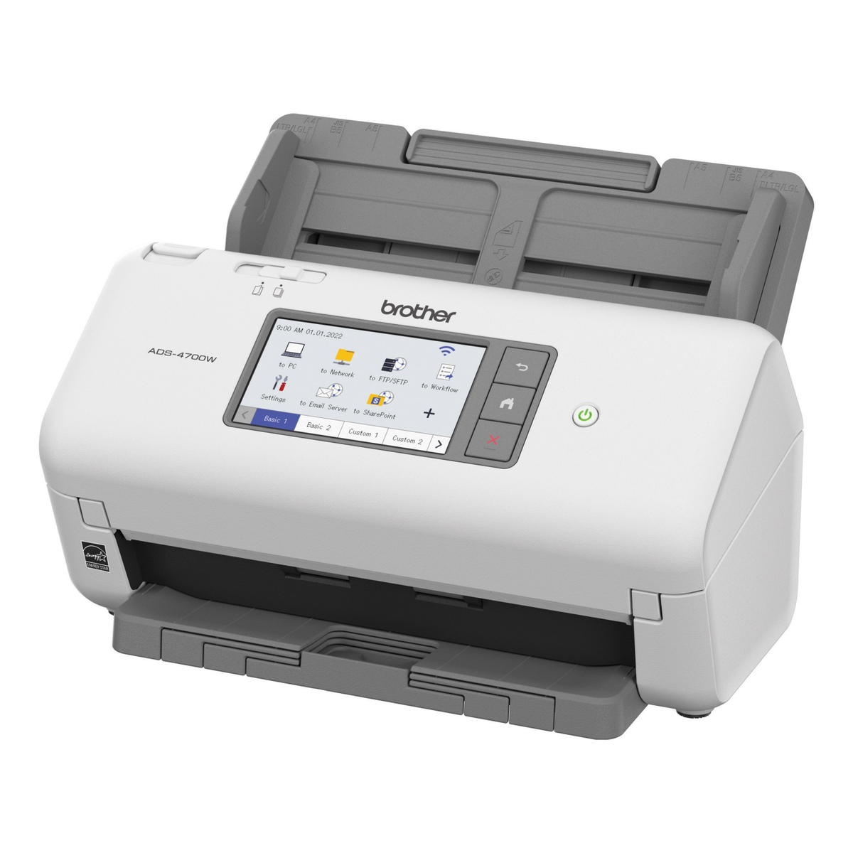 Escáner de Documentos Brother Valor 40 ppm / 80 ipm Ethernet (ADS4700W)