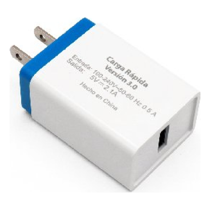 CARGADOR BROBOTIX USB C/CABLE TIPO C CARGA RÁPIDA 963332