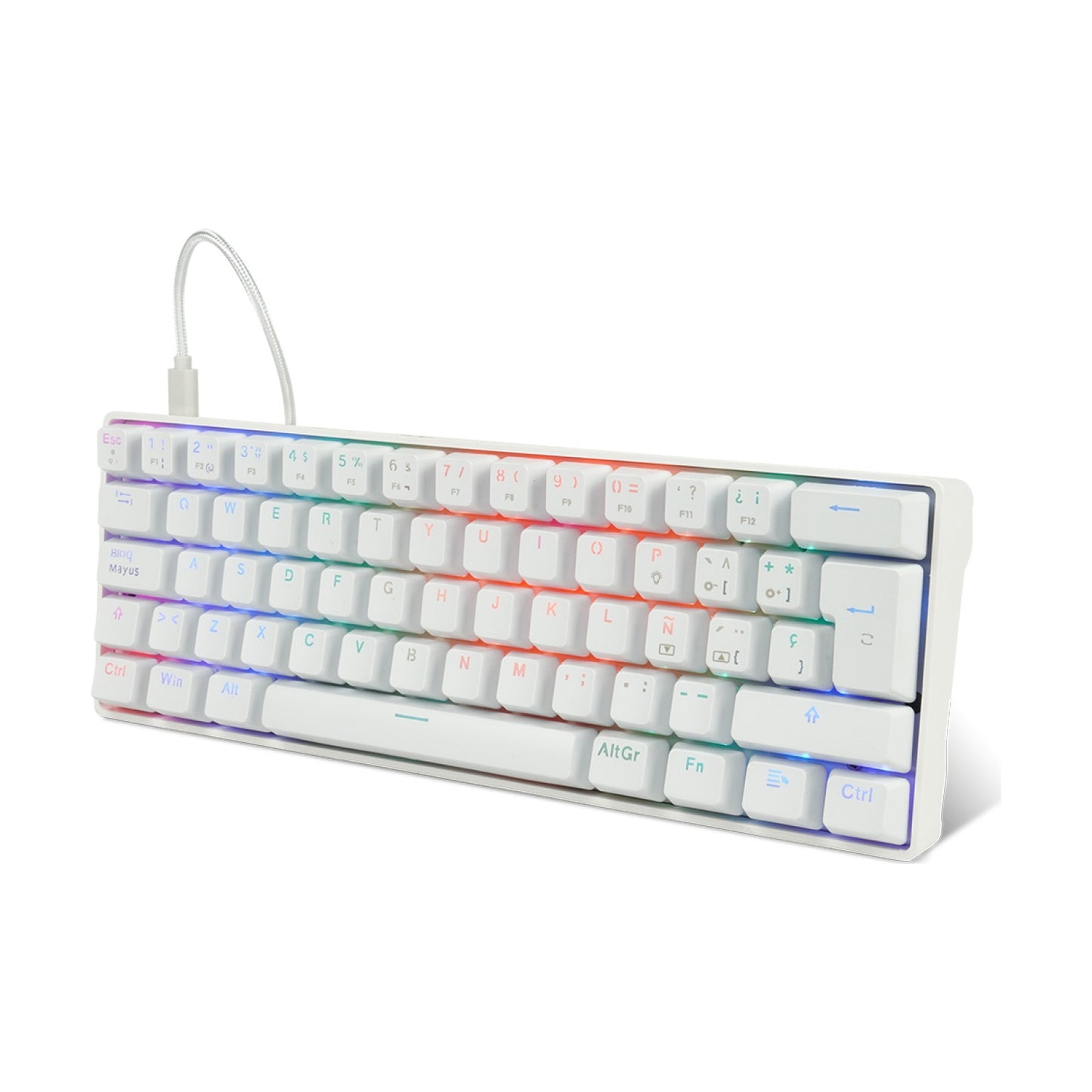 Teclado Mecánico GAME FACTOR KBG560-WH