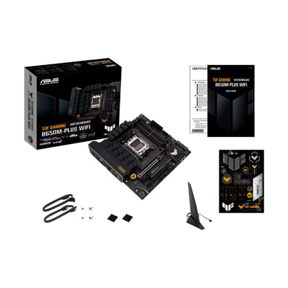 Motherboard Gaming ASUS TUF Gaming B650M-PLUS WIFI Socket AM5 Micro-ATX DDR5 (90MB1BF0-M0EAY0)