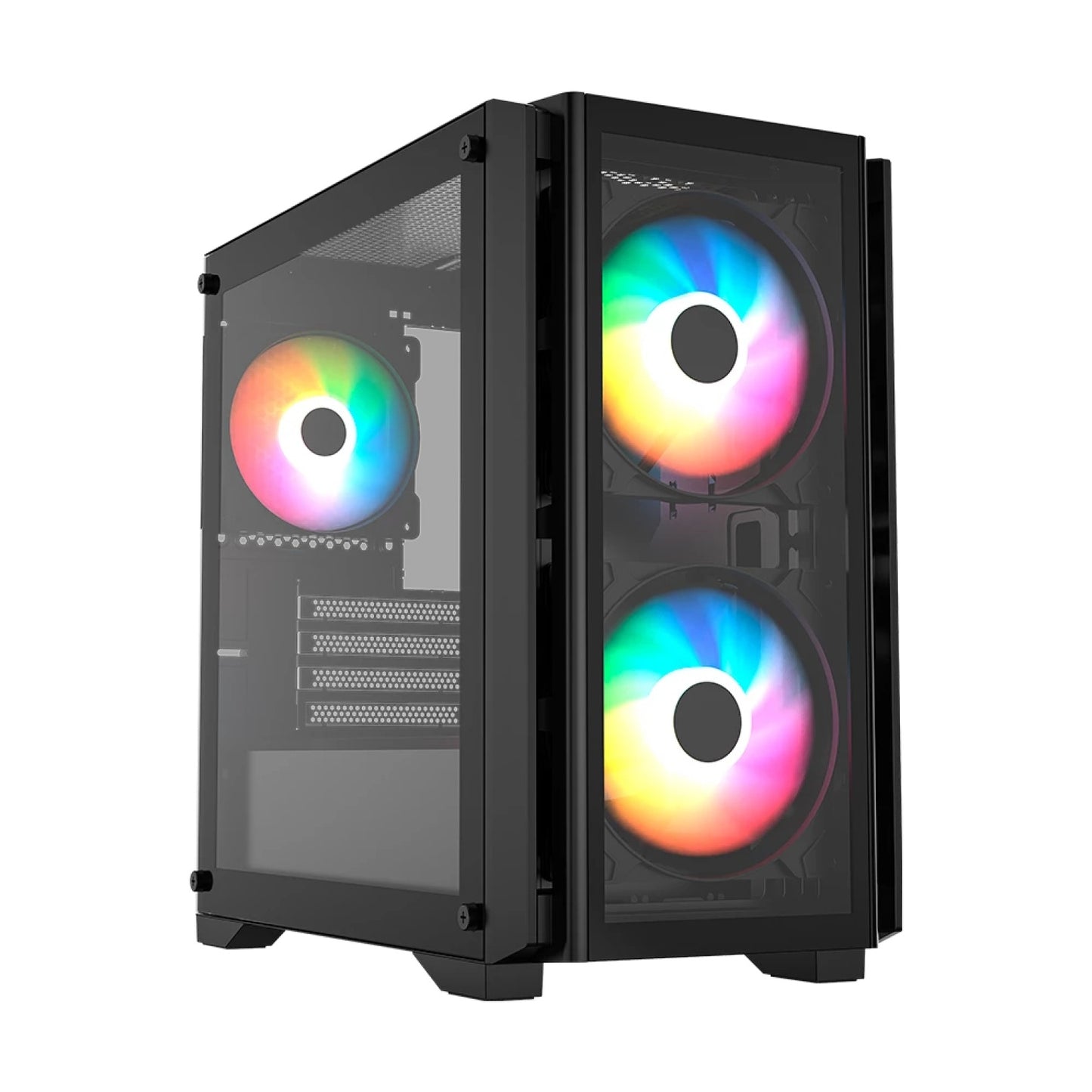 Gabinetes Gaming Balam Rush Carbono Crystal 4000C Legend Series
