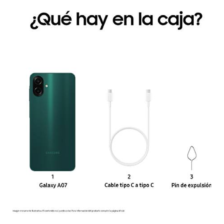 Celular SAMSUNG SAMSUNG GALAXY A07 4GB 128GB VERDE