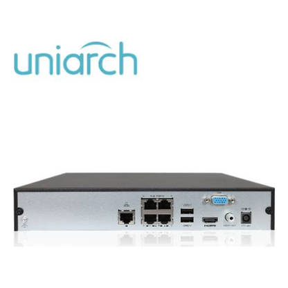 Grabadores Digitales NVR UNIARCH NVR-104E2-P4