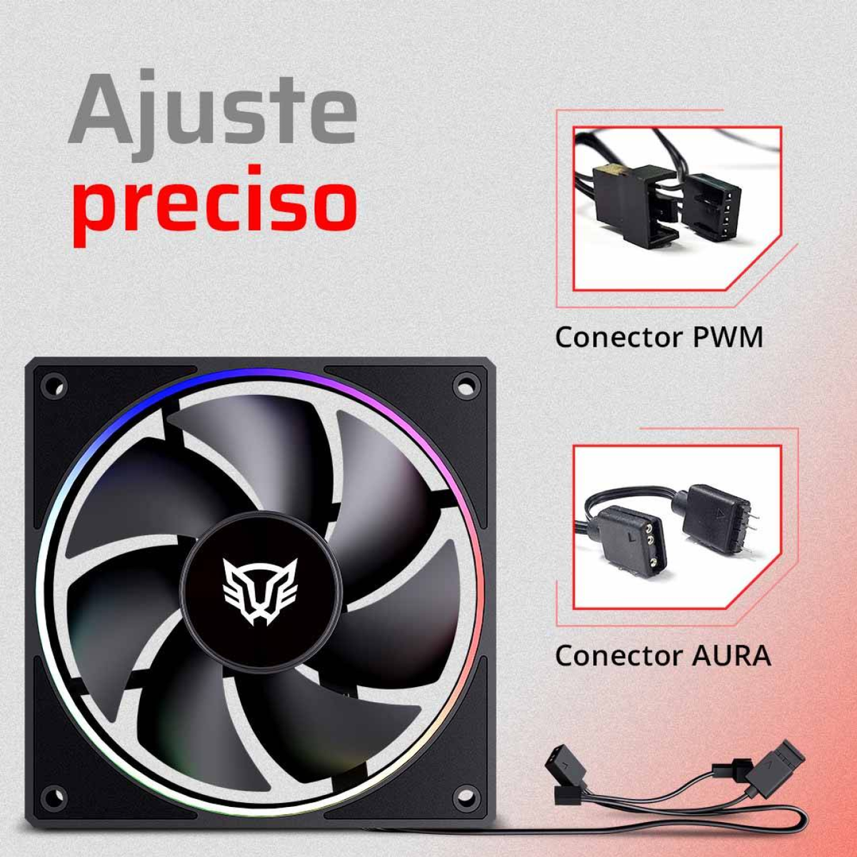 Kit de 3 Ventiladores Balam Rush Eolox Bora EXB85 de 120 mm (BR-942126)