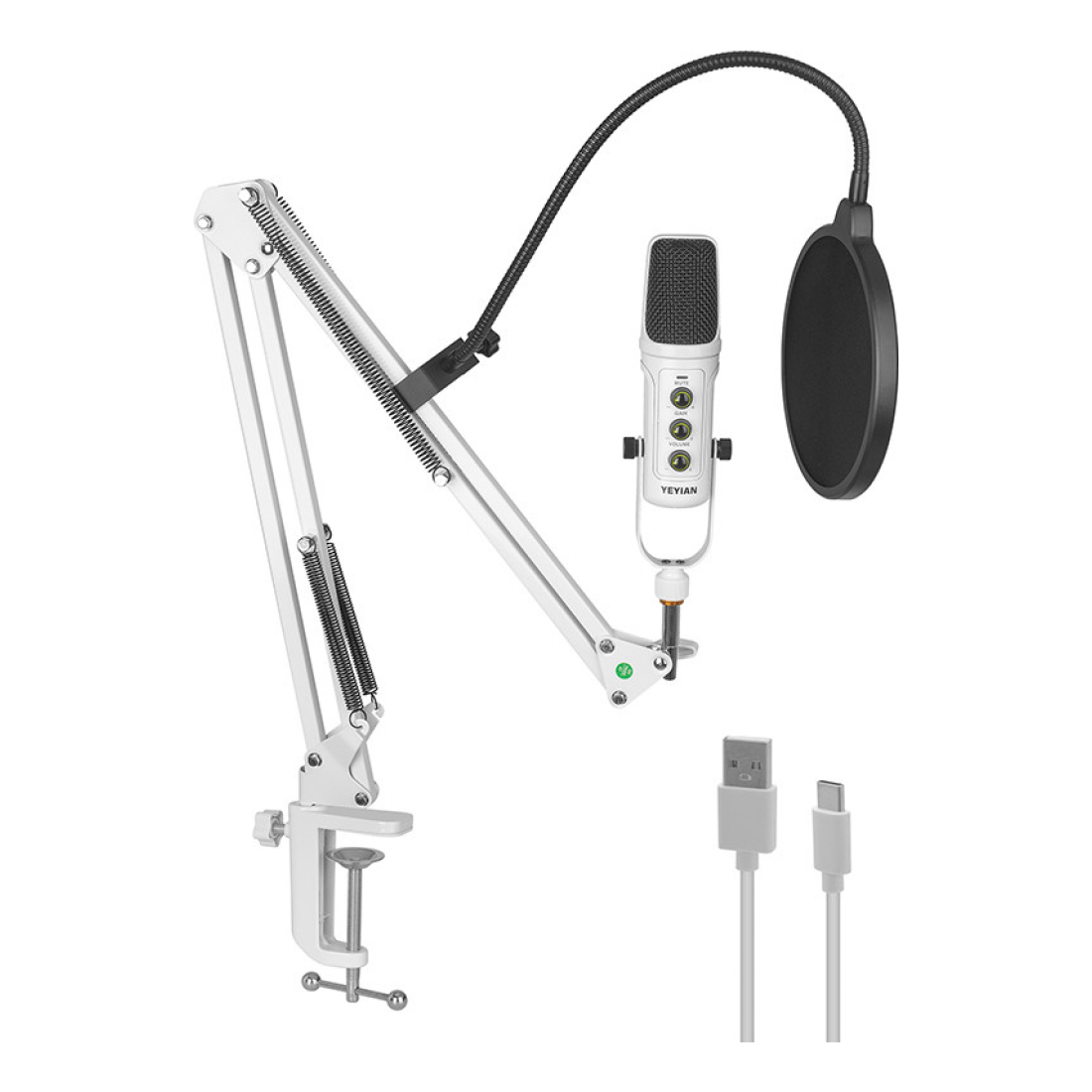 Micrófono Condensador Kit para Streaming Yeyian YSA-UCHQ-02