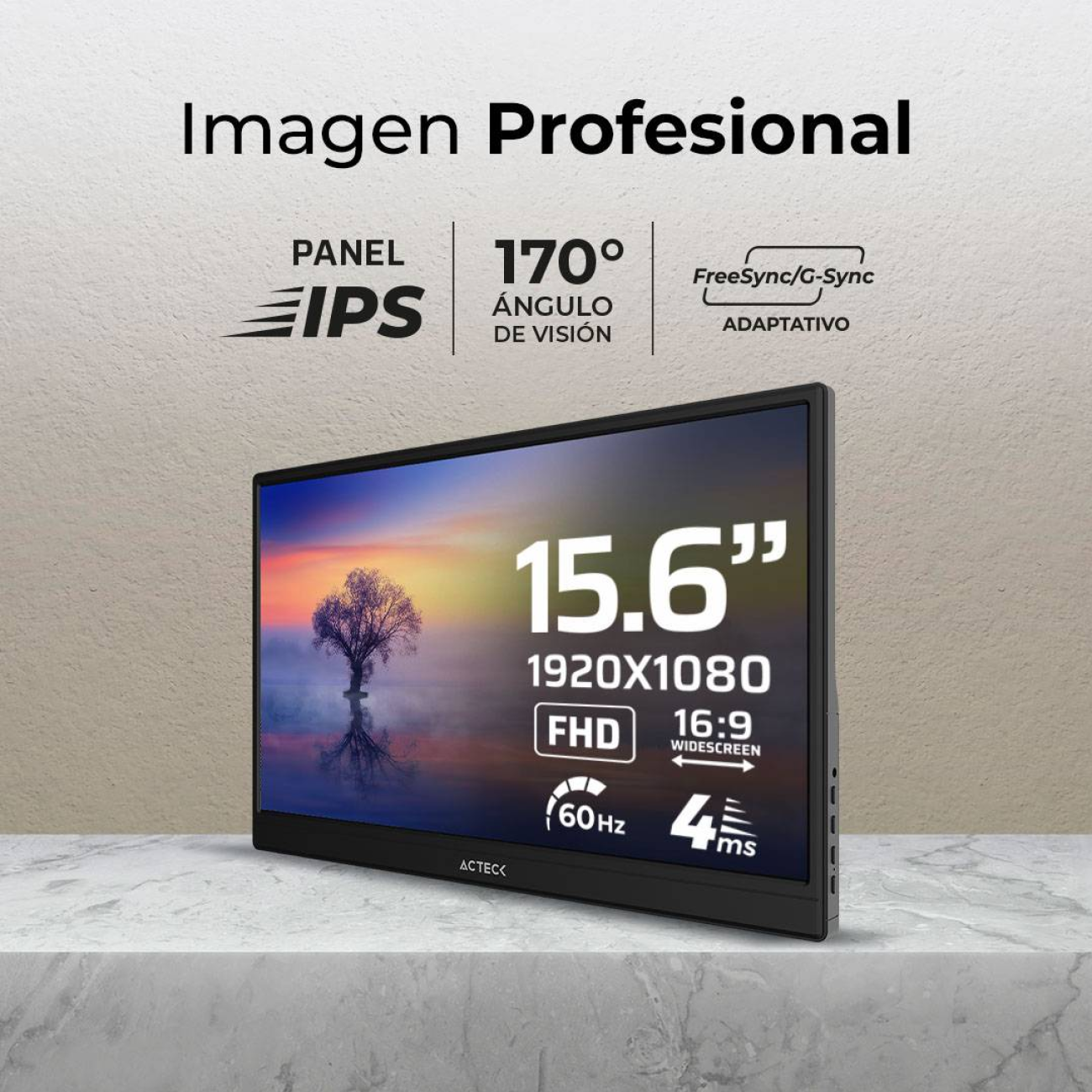 Monitores ACTECK SLIMBOARD SB15T