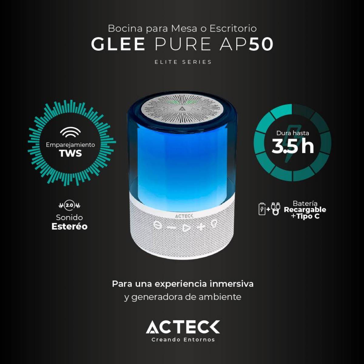 Bocina Inalámbrica ACTECK AP50