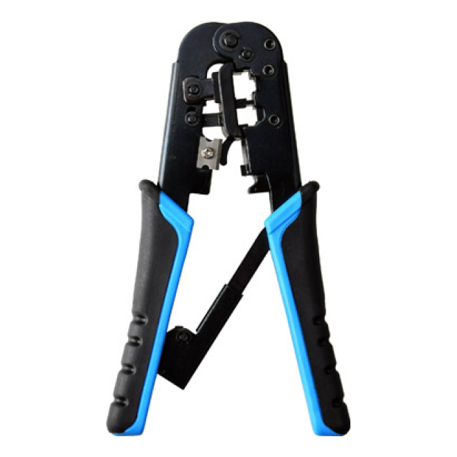 Pinza Crimpeadora  BROBOTIX RJ11/RJ12/RJ45 AZUL