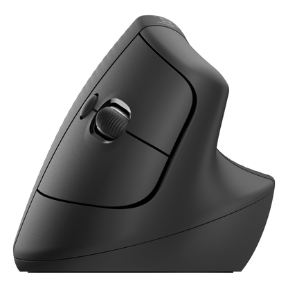 Mouse Logitech LIFT VERTICAL Bluetooth/2.4 GHz óptico 4000 DPI 6 botones ergonómico Grafito (910-006466)