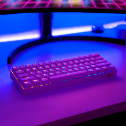 Teclado Mecánico Redragon Draconic White