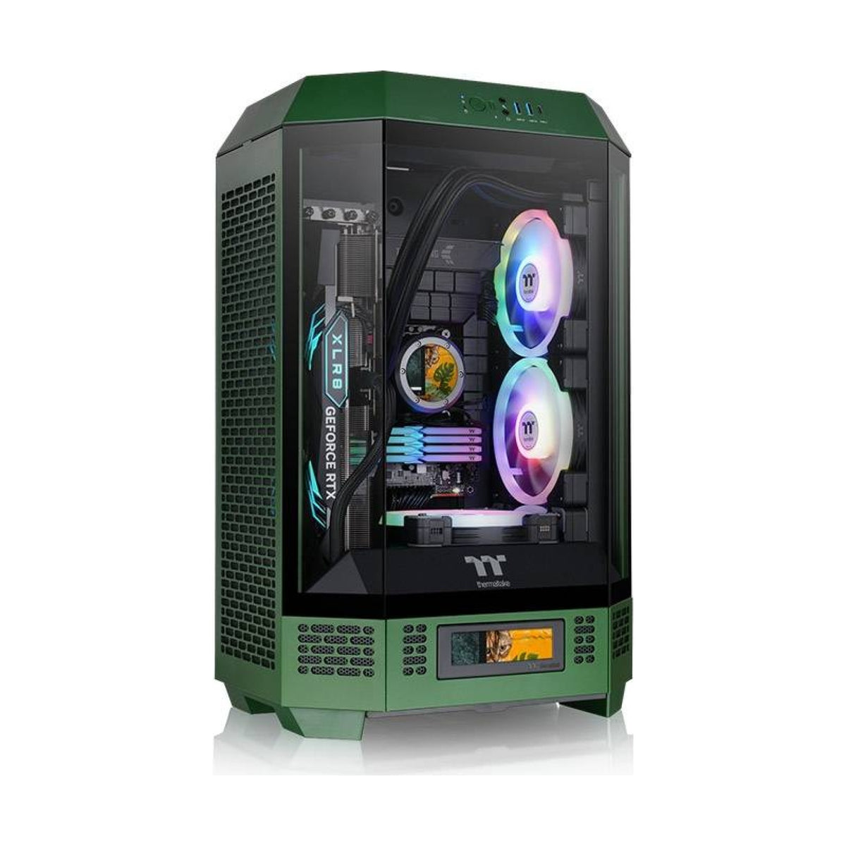 Gabinete Gaming Thermaltake The Tower 300 Verde Racing (CA-1Y4-00SCWN-00)