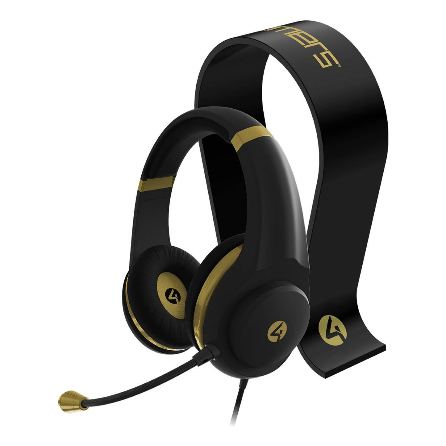 Auriculares 4Gamers XP-GOLDR-BLK-4G