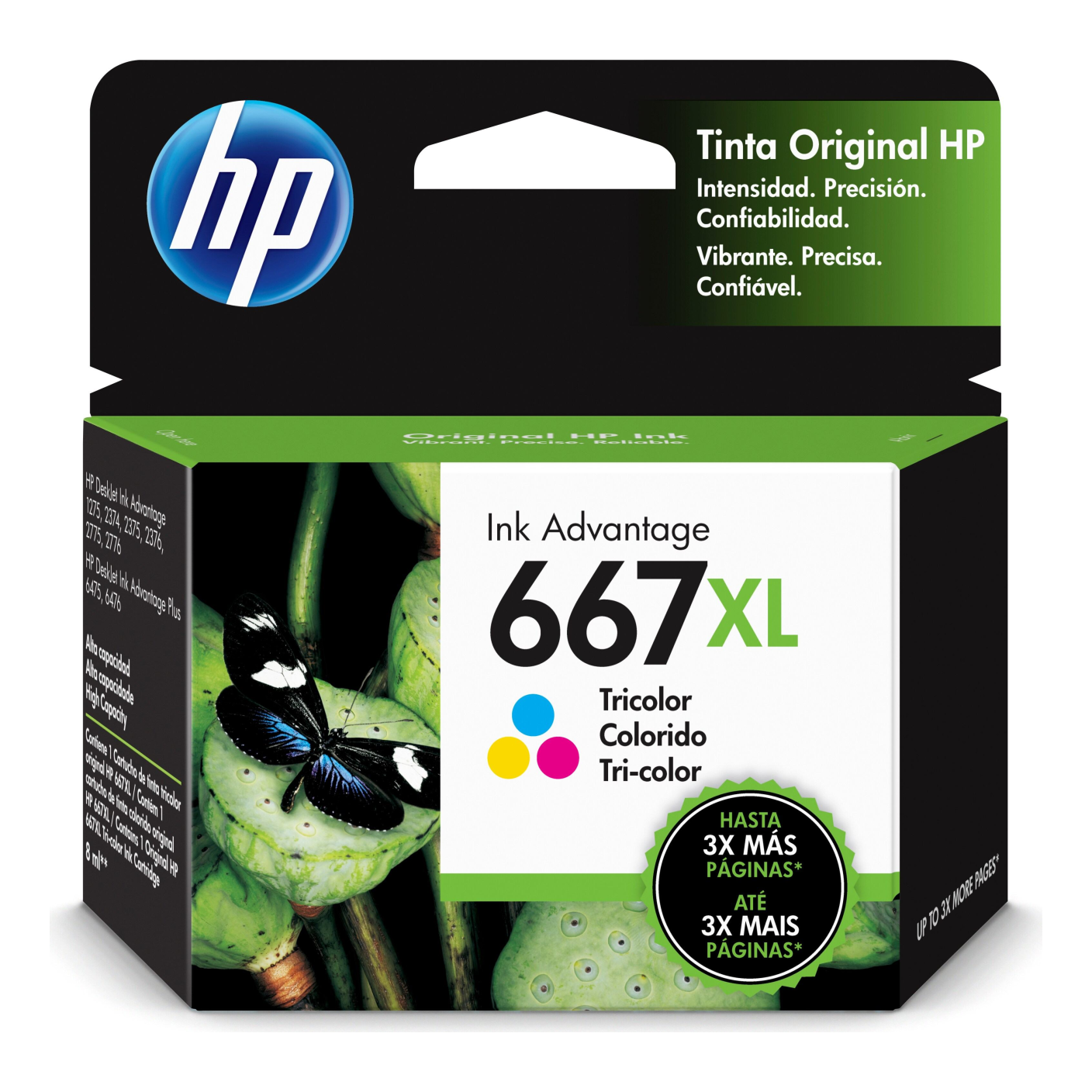 Cartucho de Tinta HP Original 3YM Cian – Para OfficeJet Pro 9010, OfficeJet Pro 9020, OfficeJet Pro 9025 (3YM80AL)