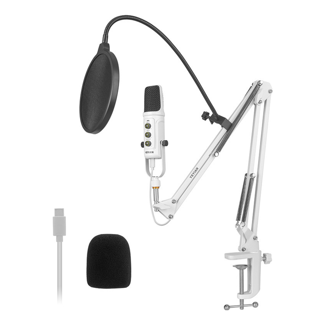 Micrófono Condensador Kit para Streaming Yeyian YSA-UCHQ-02