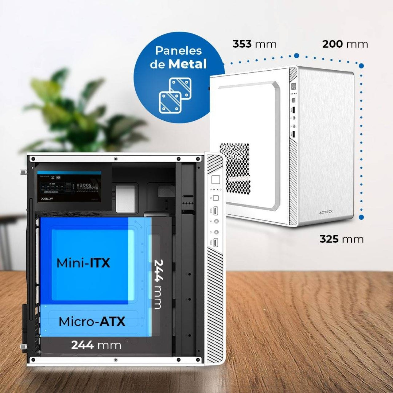 Gabinetes para computadoras  ACTECK AC-940047