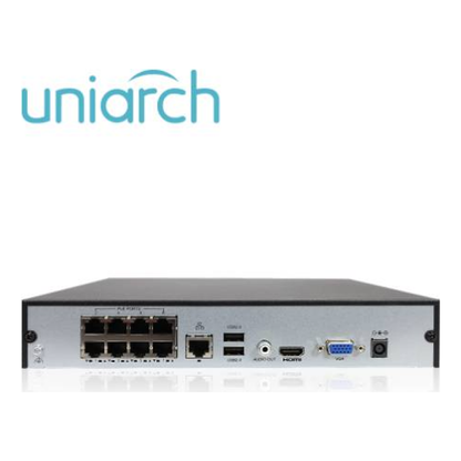 Grabadores Digitales NVR UNIARCH NVR-108E2-P8