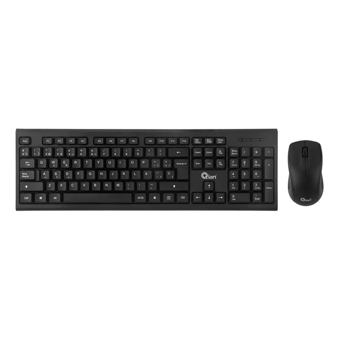 Kits para Teclado y Mouse Qian QKX-WRESP-01-BK