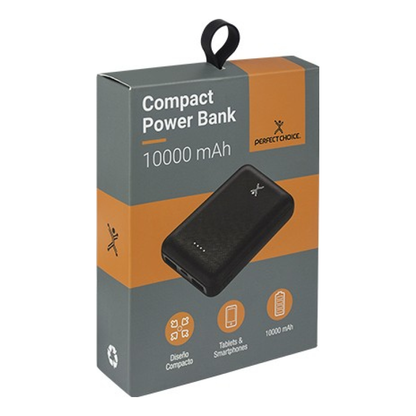 Power Bank 10000 MAH, conector USB A y micro  PERFECT CHOICE PC-240945