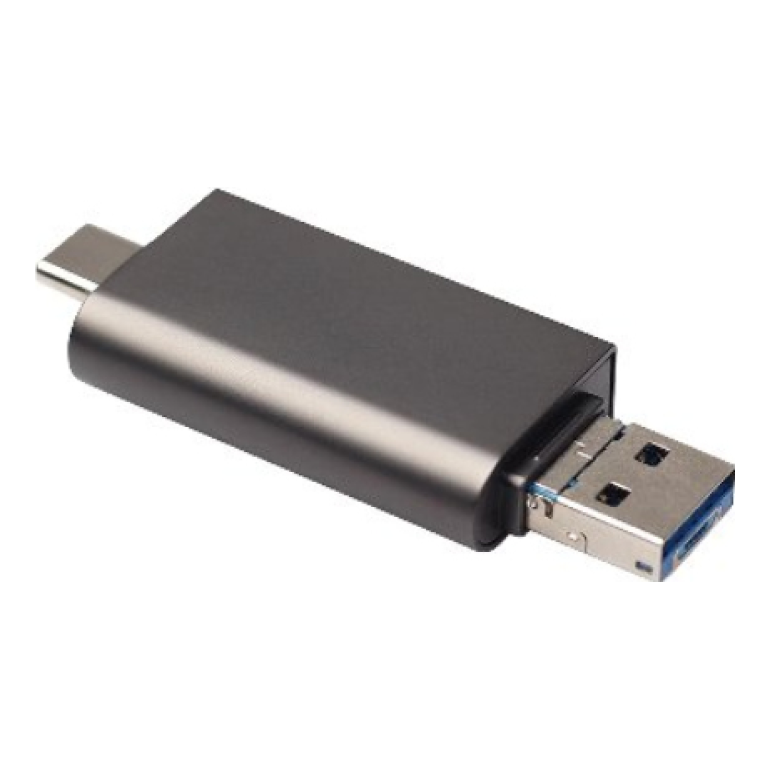 Lector de Memorias BROBOTIX SD/microSD USB-C/USB-A/Micro-USB (6006085)