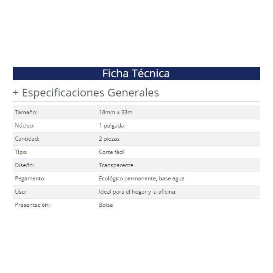 Cinta Adhesiva Nextep NE-607T