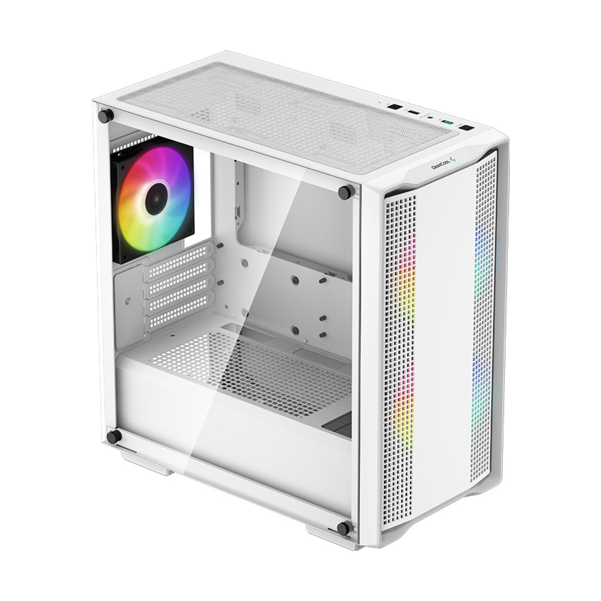Gabinete Gaming DeepCool CC360 WH ARGB Blanco (R-CC360-WHAPM3-G-1)