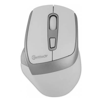 Mouse Gaming GETTTECH GGM-STDBW-01-WH Inalámbrico SENSOR 725F 7200 DPI RGB Blanco