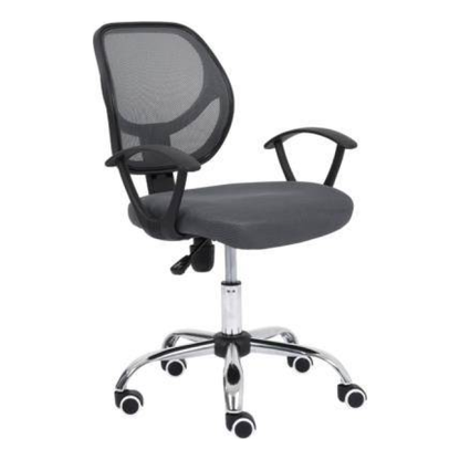 Silla Secretarial Nextep NE-650SG con Altura Ajustable, Gris