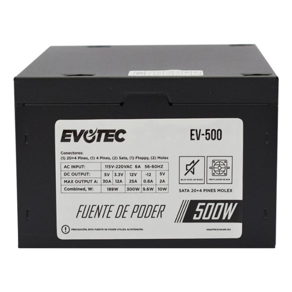 Fuente de Poder EVOTEC EV-500