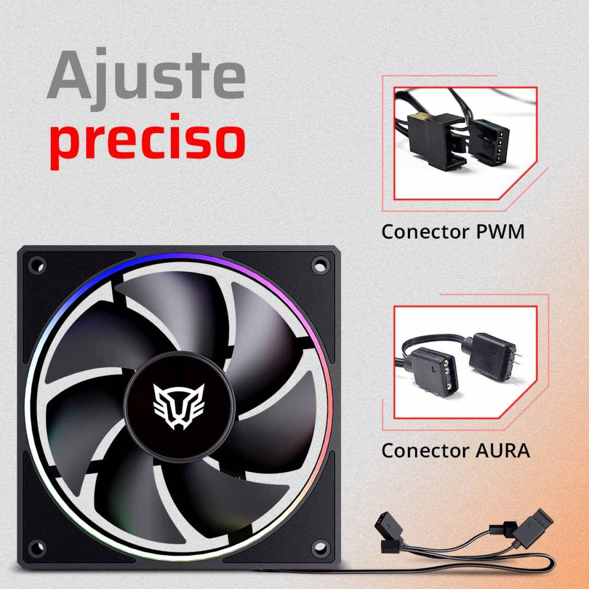 Ventilador Balam Rush Eolox Bora-R EXB85R de 120 mm, 600-1600 RPM (BR942225)