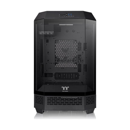 Gabinete Gaming Thermaltake The Tower 300 Micro-ATX/Mini-ITX con Vidrio Templado, 2 Ventiladores, Negro (CA-1Y4-00S1WN-00)